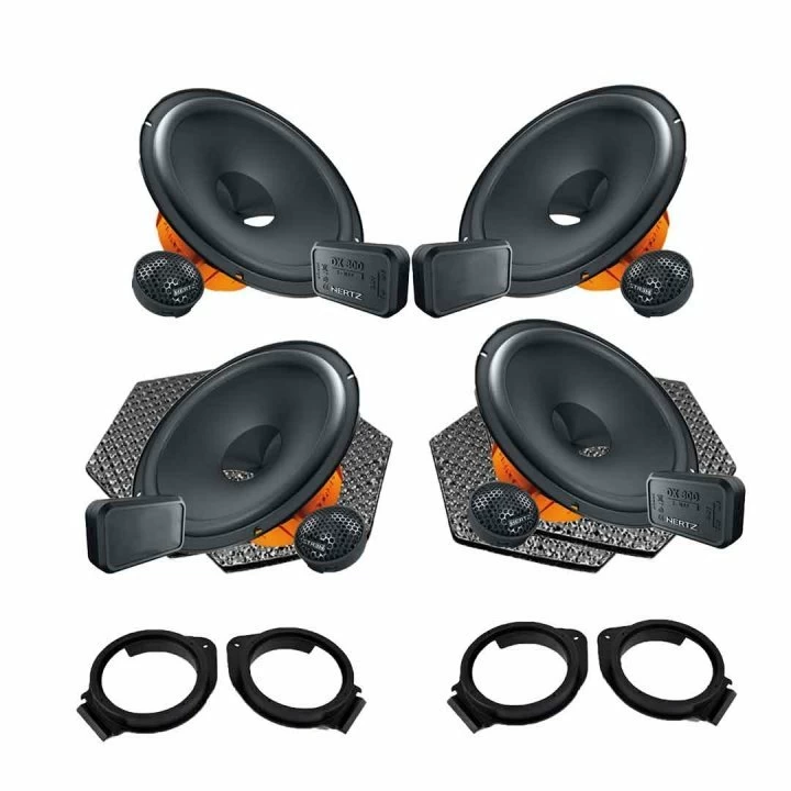 Pachete de difuzoare dedicate - Pachet difuzoare auto Hertz Dieci dedicat Opel Crossland 2017-, RMS 80W