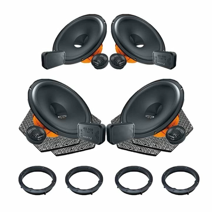 Pachete de difuzoare dedicate - Pachet difuzoare auto Hertz Dieci dedicat Seat Ateca 2016-, RMS 80W