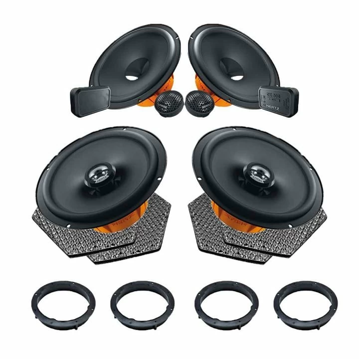 Pachete de difuzoare dedicate - Pachet difuzoare auto Hertz Dieci dedicat Seat Ibiza 2017-, RMS 80W