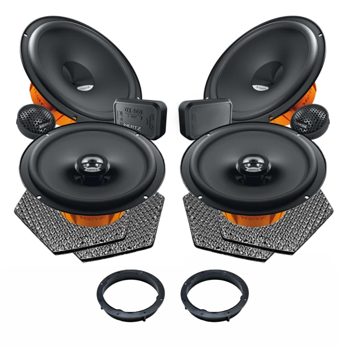 Pachete de difuzoare dedicate - Pachet difuzoare auto Hertz Dieci dedicat Skoda Rapid 2012-, RMS 80W