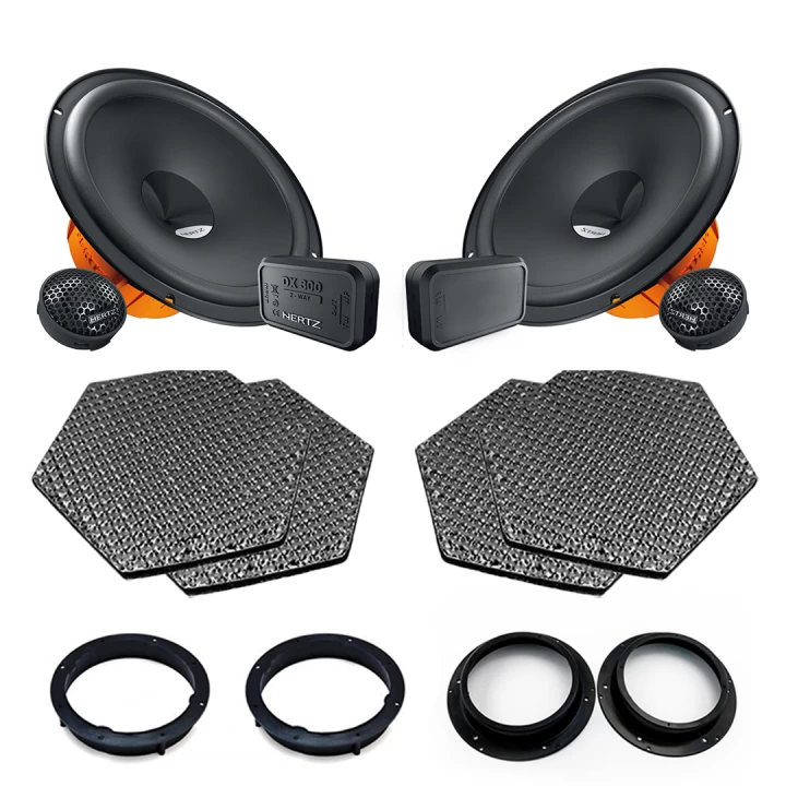 Pachete de difuzoare dedicate - Pachet difuzoare auto Hertz Dieci dedicat Skoda Superb 2015-, RMS 80W