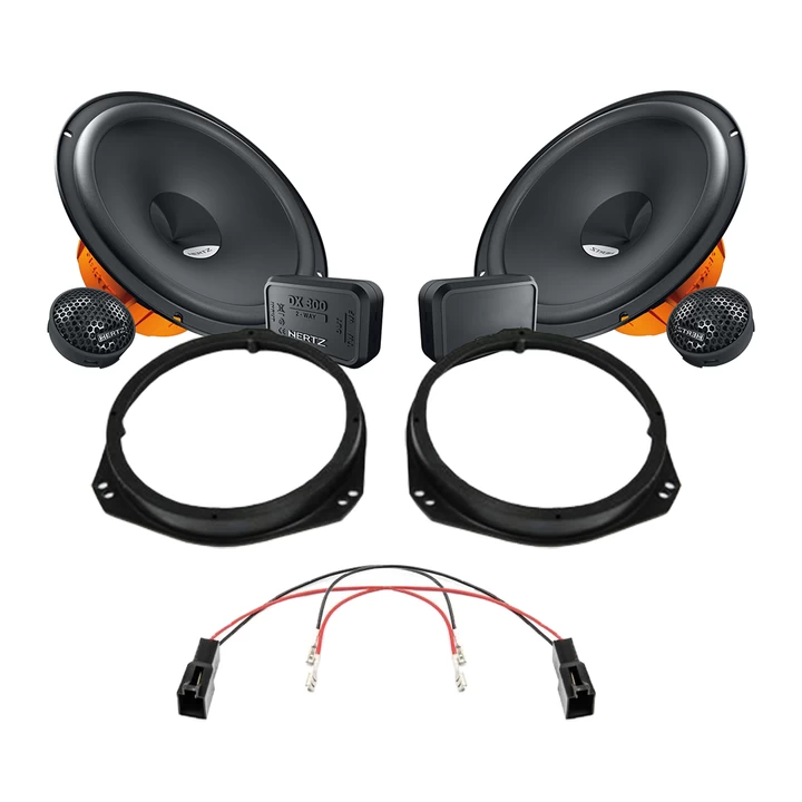 Pachete de difuzoare dedicate - Pachet difuzoare auto Hertz Dieci dedicat usi fata Alfa Romeo Mito, RMS 80 W