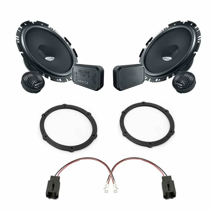 Pachete de difuzoare dedicate - Pachet difuzoare auto Hertz Dieci dedicat usi fata Citroen C3 2009-2016, RMS 80W