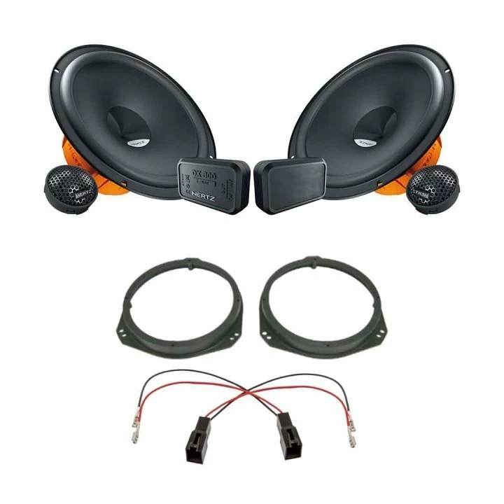 Pachete de difuzoare dedicate - Pachet difuzoare auto Hertz Dieci dedicat usi fata Fiat 500 2010-, RMS 80W