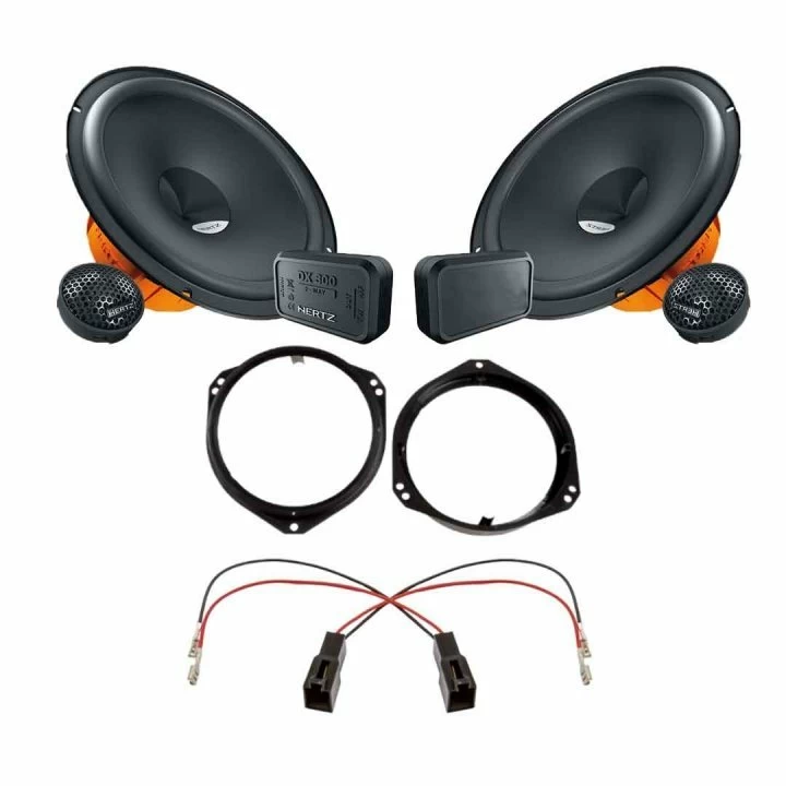 Pachete de difuzoare dedicate - Pachet difuzoare auto Hertz Dieci dedicat usi fata Fiat Bravo 2007-2014, RMS 80W