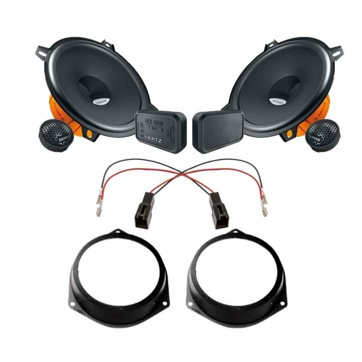 Pachete de difuzoare dedicate - Pachet difuzoare auto Hertz Dieci dedicat usi fata Fiat Doblo 2009-, RMS 60W