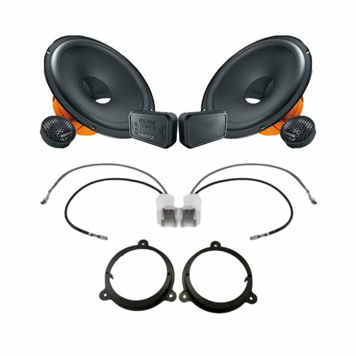 Pachete de difuzoare dedicate - Pachet difuzoare auto Hertz Dieci dedicat usi fata Nissan Leaf 2010-2017, RMS 80W