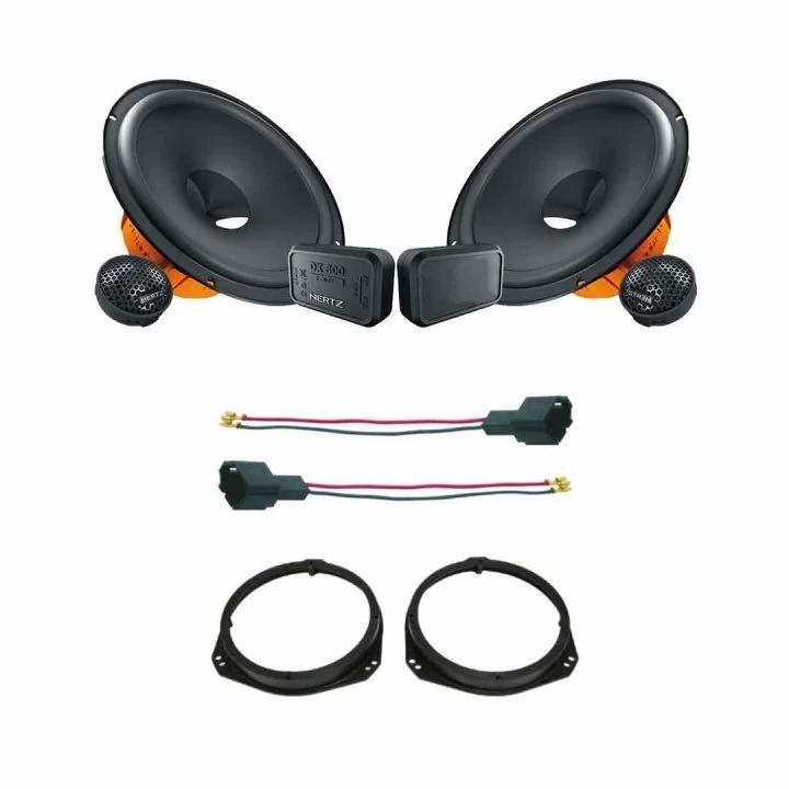 Pachete de difuzoare dedicate - Pachet difuzoare auto Hertz Dieci dedicat usi fata Opel Corsa E 2014-2019, RMS 80W