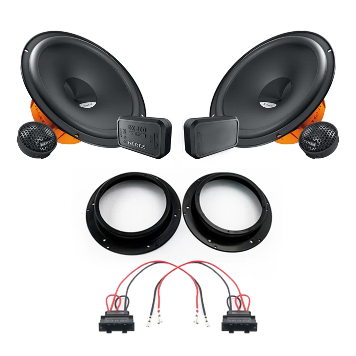 Pachete de difuzoare dedicate - Pachet difuzoare auto Hertz Dieci dedicat usi fata Skoda Superb 2015-, RMS 80W