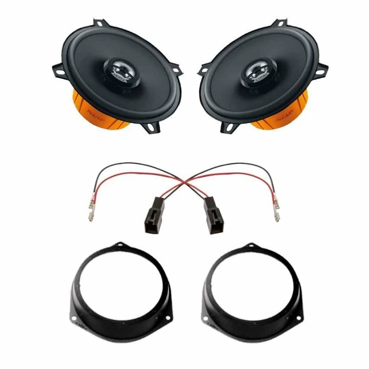 Pachete de difuzoare dedicate - Pachet difuzoare auto Hertz Dieci dedicat usi spate Fiat Punto 2005-2018, RMS 40W