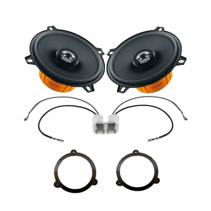 Pachete de difuzoare dedicate - Pachet difuzoare auto Hertz Dieci dedicat usi spate Nissan Leaf 2010-2017, RMS 40W