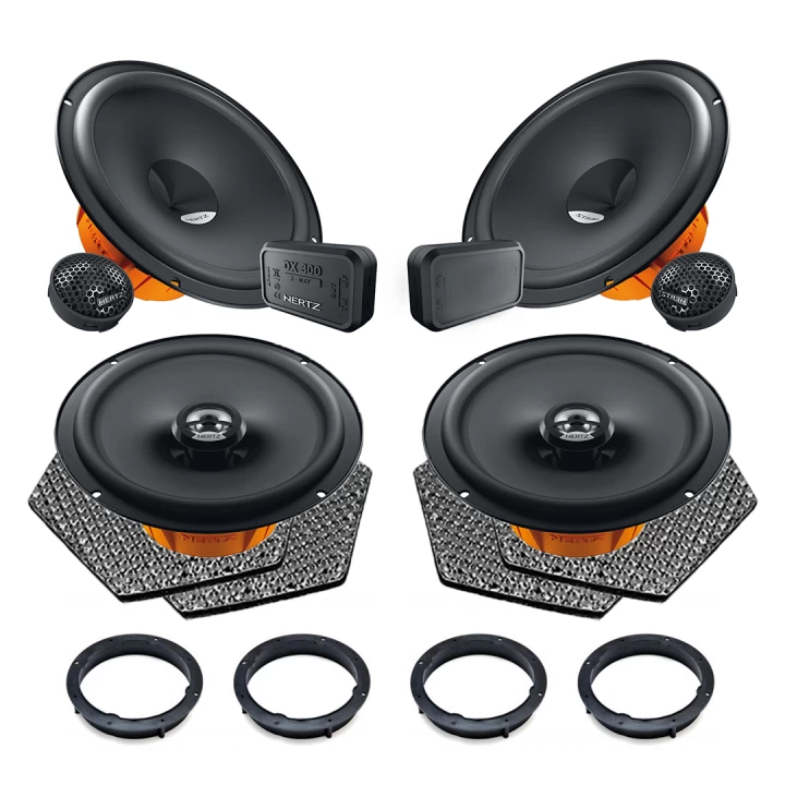 Pachete de difuzoare dedicate - Pachet difuzoare auto Hertz Dieci dedicat Volkswagen Beetle 2011-2018, RMS 80W