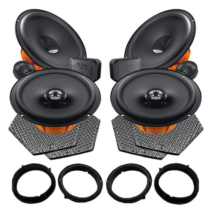 Pachete de difuzoare dedicate - Pachet difuzoare auto Hertz Dieci dedicat Volkswagen Taygo 2021-, RMS 80W