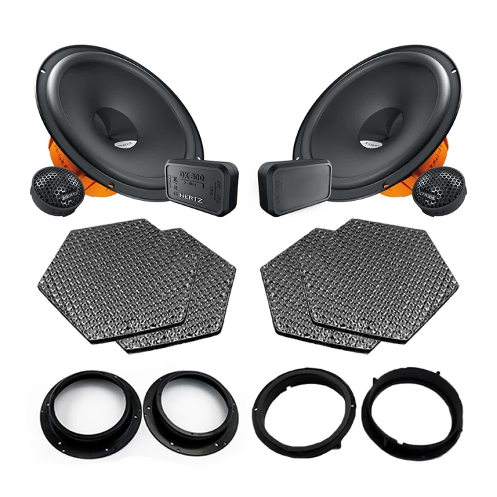 Pachete de difuzoare dedicate - Pachet difuzoare auto Hertz Dieci dedicat Volkswagen Tiguan 2016-, RMS 80W