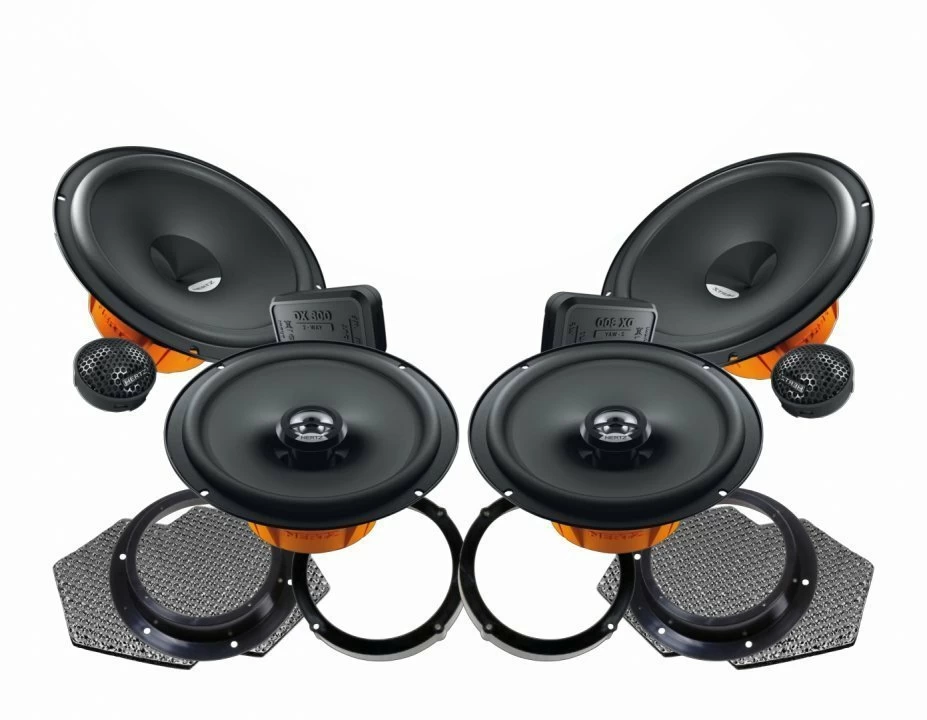 Pachete de difuzoare dedicate - Pachet difuzoare auto Hertz Dieci dedicat Volkswagen Touran (2003 - 2015)