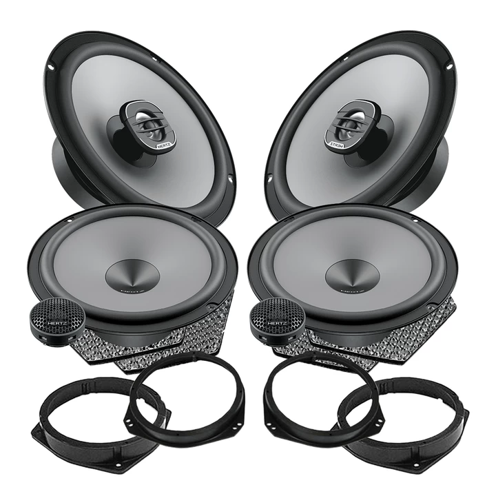 Pachete de difuzoare dedicate - Pachet difuzoare auto Hertz Uno dedicat Alfa Romeo 159, RMS 75 W