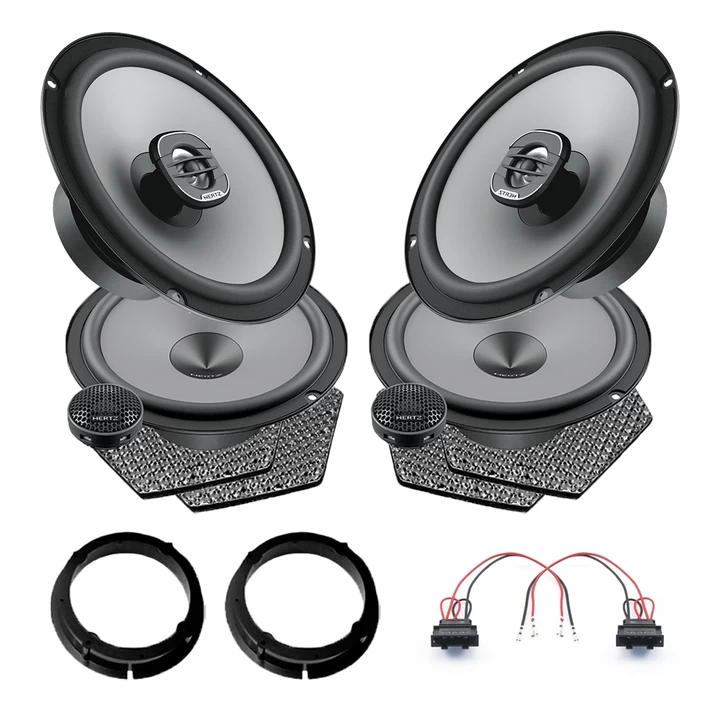 Pachete de difuzoare dedicate - Pachet difuzoare auto Hertz Uno dedicat Audi A2 2000-2005, RMS 75 W