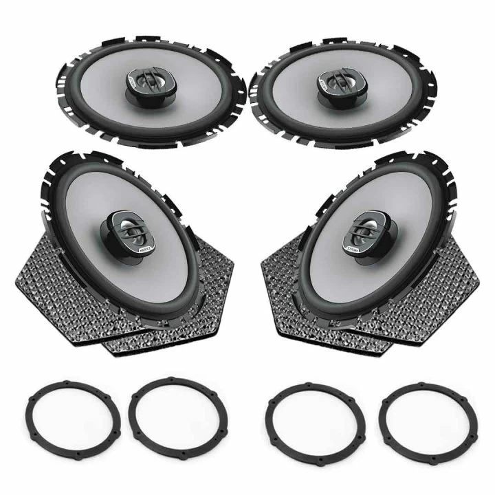 Pachete de difuzoare dedicate - Pachet difuzoare auto Hertz Uno dedicat Citroen C-Elysee , RMS 50W