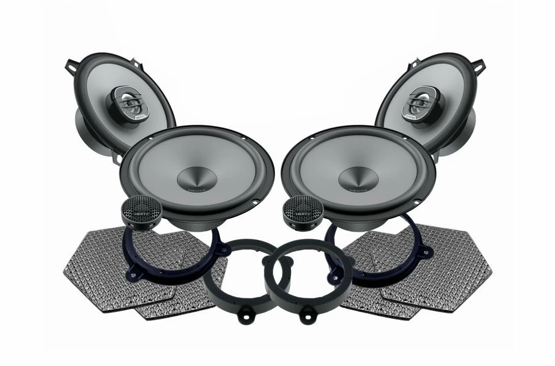 Pachete de difuzoare dedicate - Pachet difuzoare auto Hertz Uno dedicat Dacia Logan, Sandero, Lodgy (2012 - 2019)