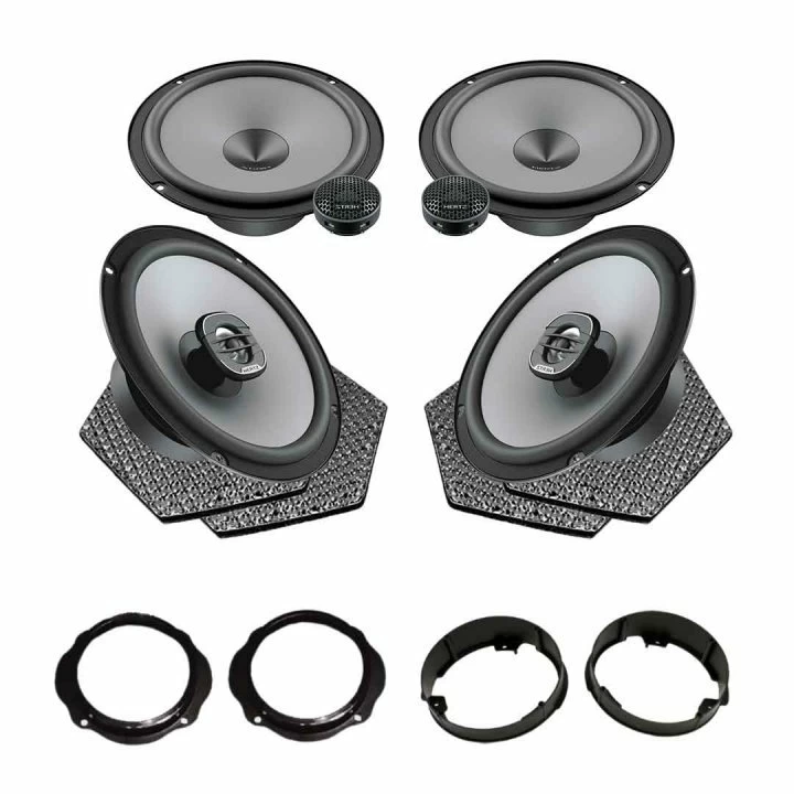 Pachete de difuzoare dedicate - Pachet difuzoare auto Hertz Uno dedicat Ford Focus C-Max 2003-2010, RMS 75W