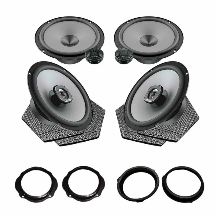 Pachete de difuzoare dedicate - Pachet difuzoare auto Hertz Uno dedicat Ford Kuga 2008-2013, RMS 75W