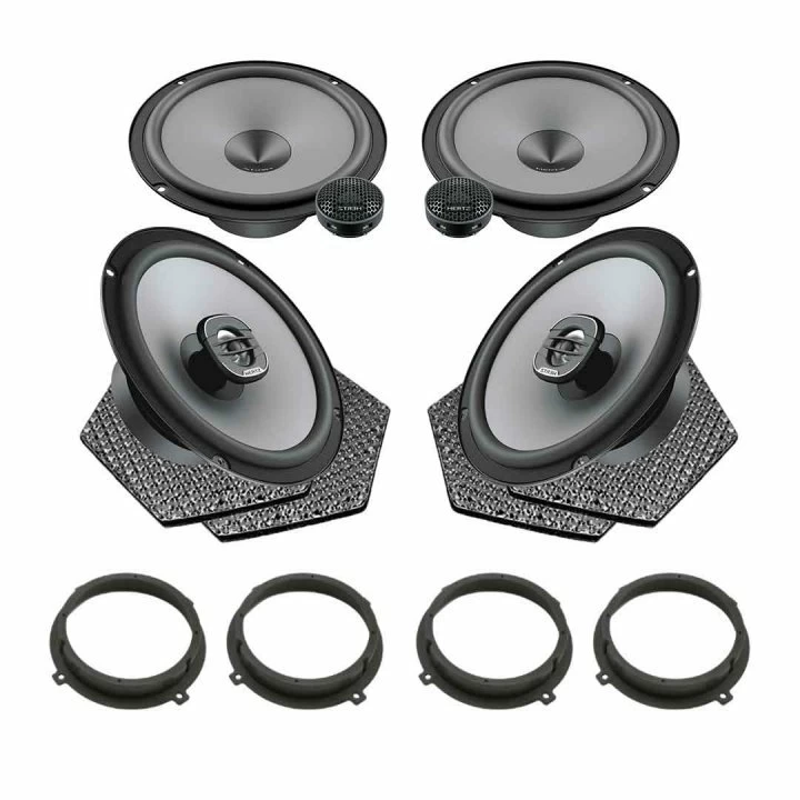 Pachete de difuzoare dedicate - Pachet difuzoare auto Hertz Uno dedicat Hyundai Kona 2017-, RMS 75W