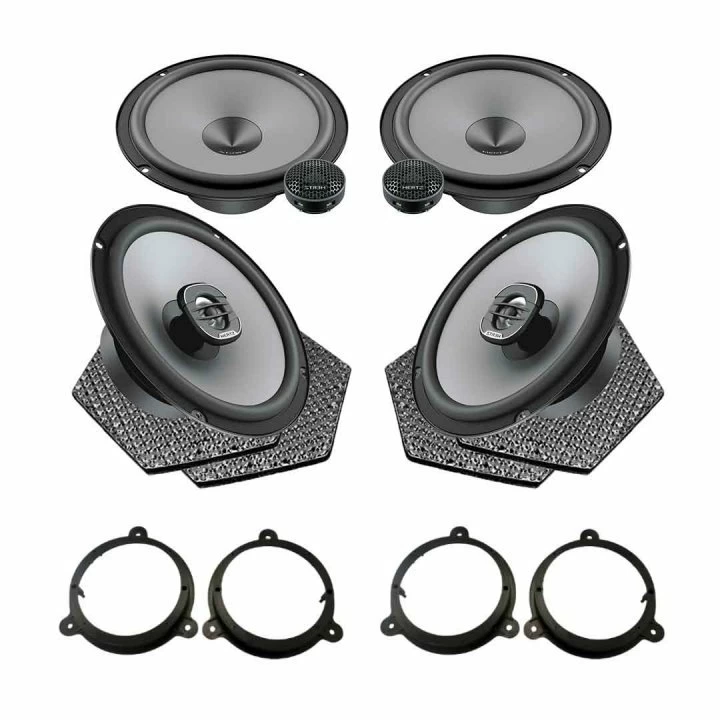 Pachete de difuzoare dedicate - Pachet difuzoare auto Hertz Uno dedicat Mazda 2 2012-2022, RMS 75W