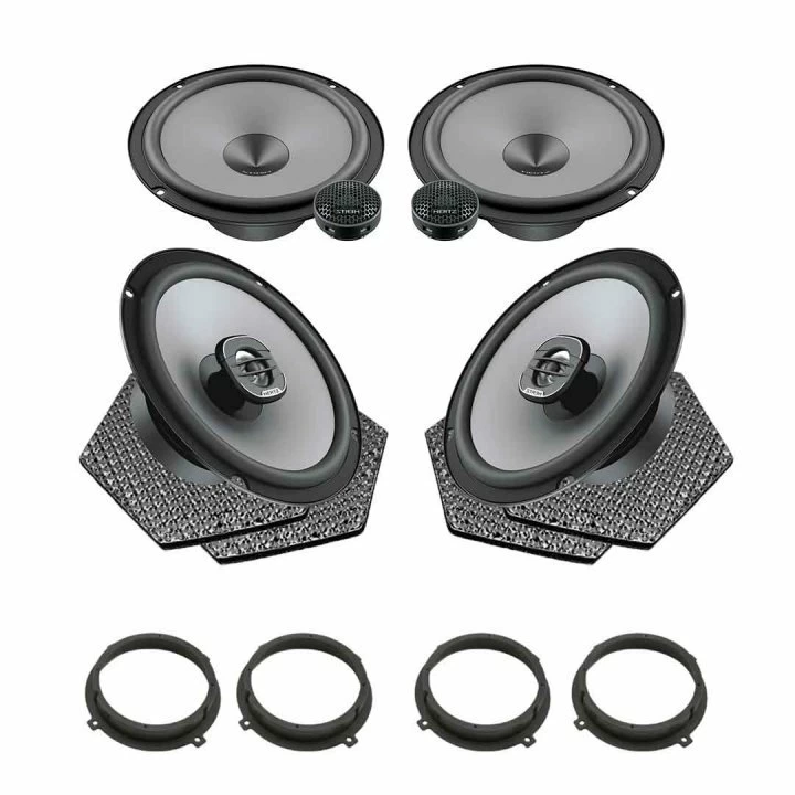 Pachete de difuzoare dedicate - Pachet difuzoare auto Hertz Uno dedicat Mazda 3 2014-2018, RMS 75W