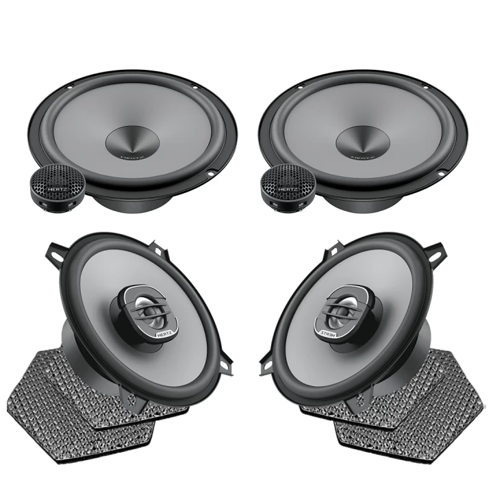 Pachete de difuzoare dedicate - Pachet difuzoare auto Hertz Uno dedicat Mazda 6 2007-2012, RMS 75W