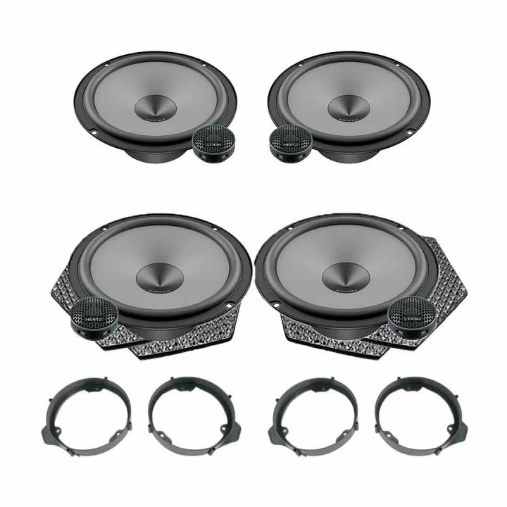 Pachete de difuzoare dedicate - Pachet difuzoare auto Hertz Uno dedicat Mercedes B Class 2018-, RMS 75W