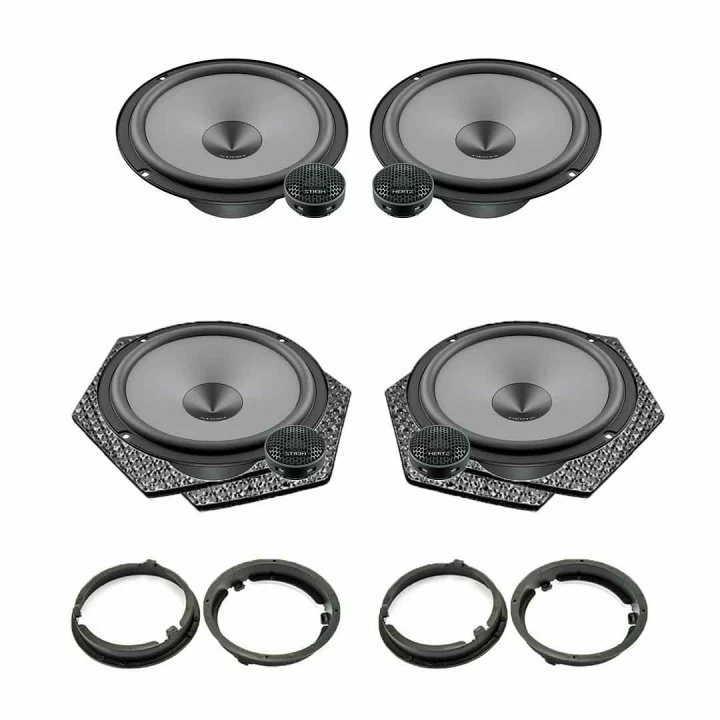 CarAudio - Pachet difuzoare auto Hertz Uno dedicat Mitsubishi L200 2006-2015, RMS 75W
