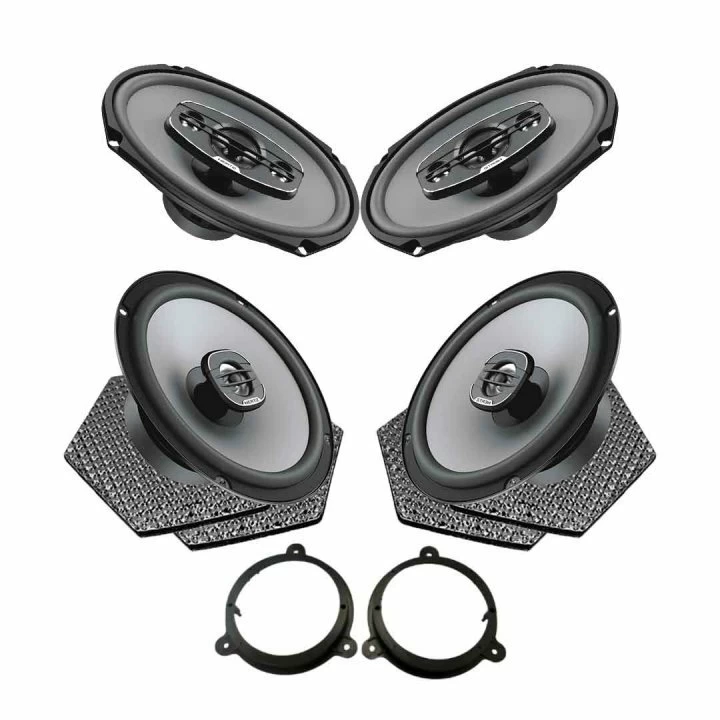 Pachete de difuzoare dedicate - Pachet difuzoare auto Hertz Uno dedicat Nissan Patfinder 2004-2010, RMS 85W