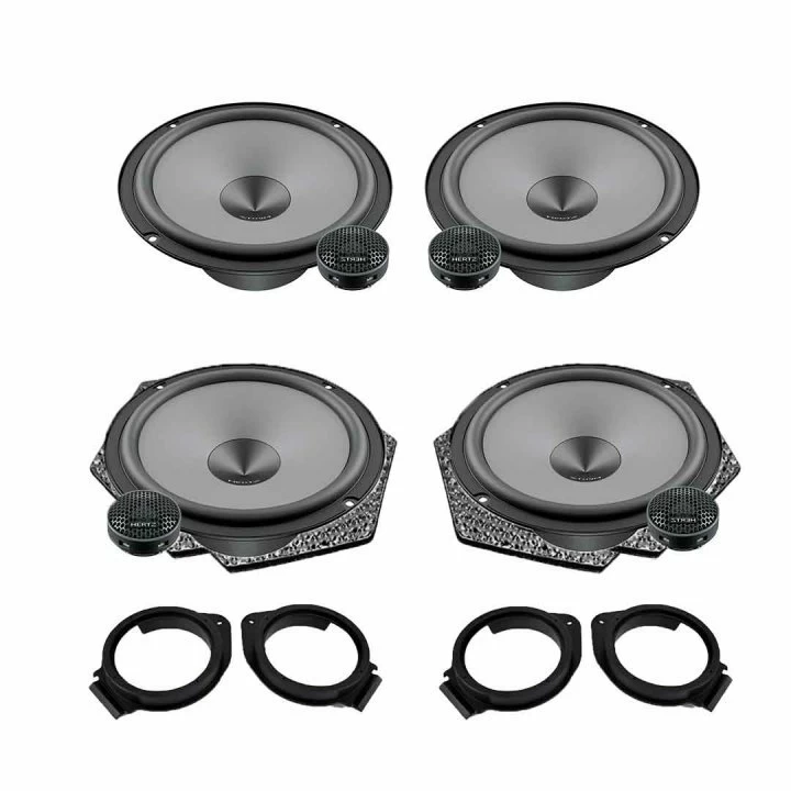 Pachete de difuzoare dedicate - Pachet difuzoare auto Hertz Uno dedicat Opel Astra J 2009-2015, RMS 75W