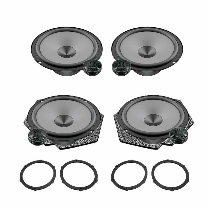 Pachete de difuzoare dedicate - Pachet difuzoare auto Hertz Uno dedicat Opel Corsa F 2019-, RMS 75W