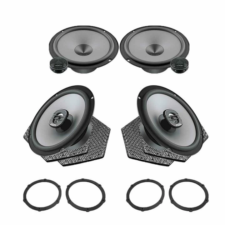 Pachete de difuzoare dedicate - Pachet difuzoare auto Hertz Uno dedicat Peugeot 2008 2019-, RMS 75W