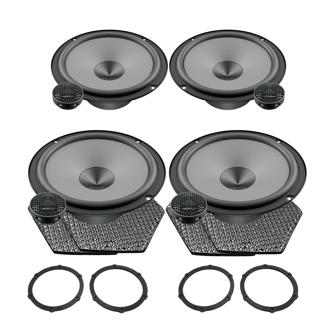 Pachete de difuzoare dedicate - Pachet difuzoare auto Hertz Uno dedicat Peugeot 3008 2016-, RMS 75W