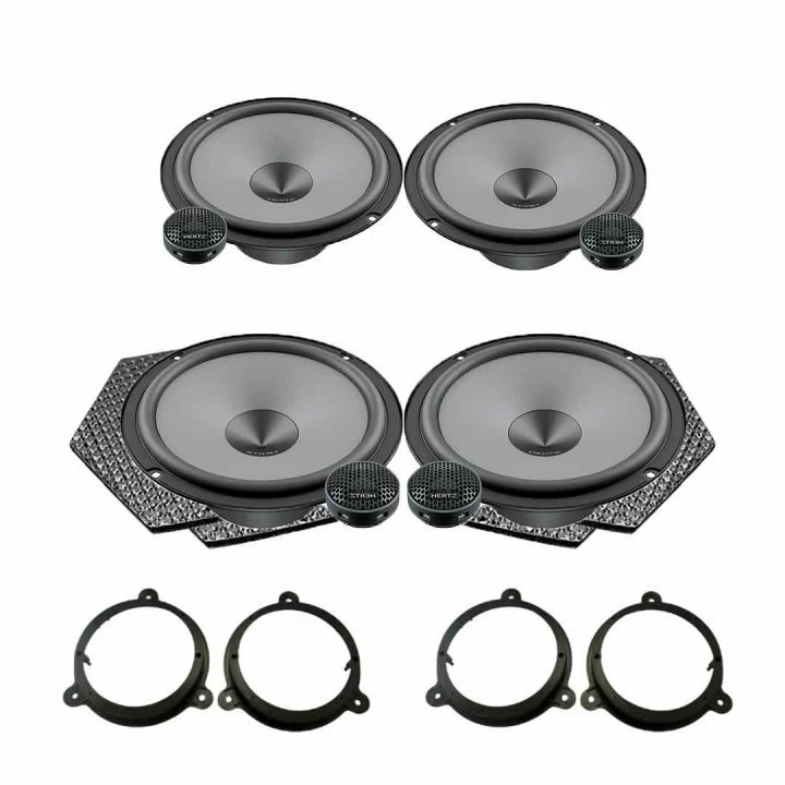 Pachete de difuzoare dedicate - Pachet difuzoare auto Hertz Uno dedicat Renault Arkana 2019-, RMS 75W