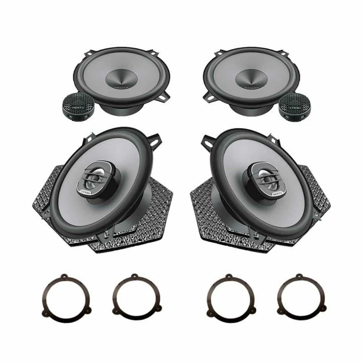 Pachete de difuzoare dedicate - Pachet difuzoare auto Hertz Uno dedicat Renault Fluence 2009-2015, RMS 55W
