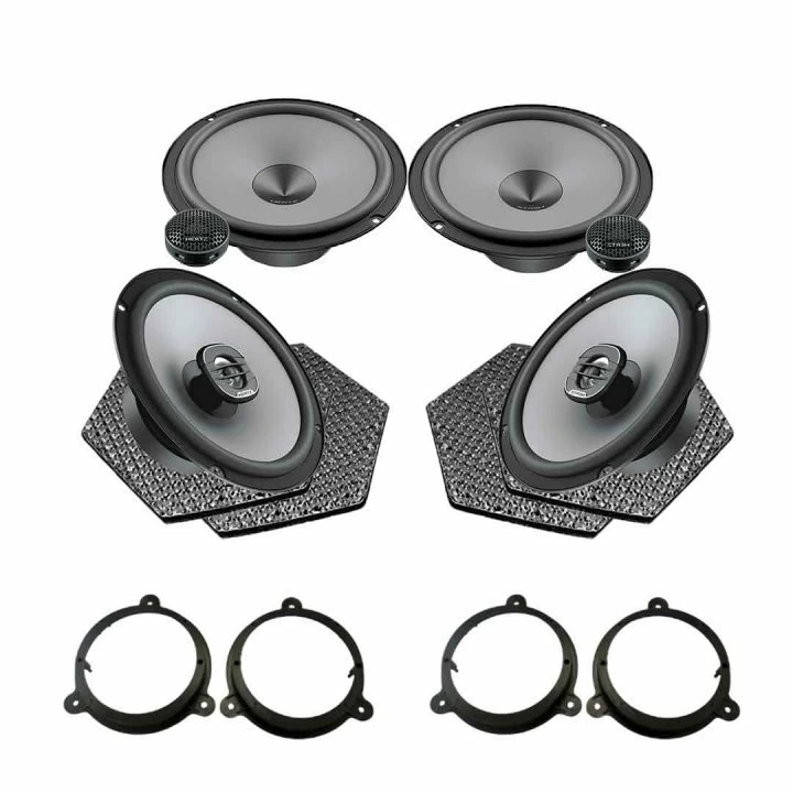Pachete de difuzoare dedicate - Pachet difuzoare auto Hertz Uno dedicat Renault Koleos 2008-2016, RMS 75W