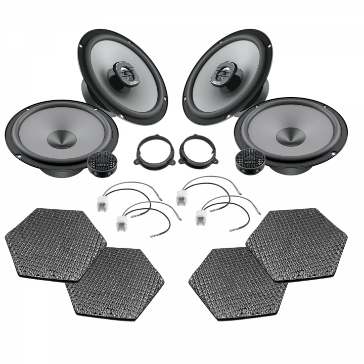 Pachete de difuzoare dedicate - Pachet difuzoare auto Hertz Uno dedicat Renault Laguna 3 (2010-2015)