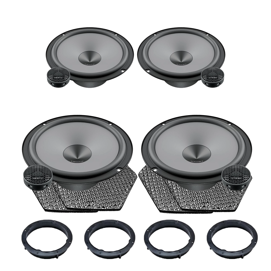 Pachete de difuzoare dedicate - Pachet difuzoare auto Hertz Uno dedicat Seat Ateca 2016-, RMS 75W