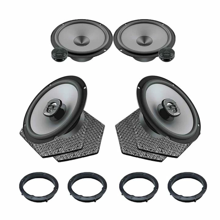 Pachete de difuzoare dedicate - Pachet difuzoare auto Hertz Uno dedicat Seat Ibiza 2017-, RMS 75W