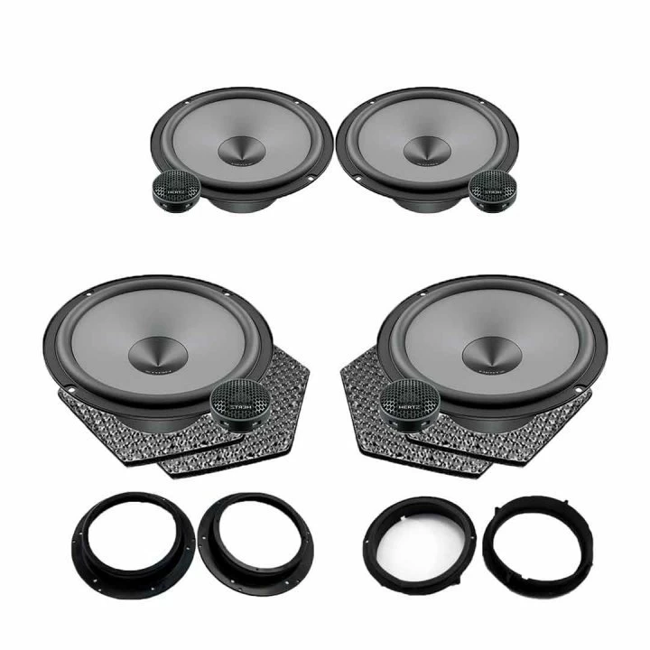 Pachete de difuzoare dedicate - Pachet difuzoare auto Hertz Uno dedicat Seat Tarraco 2018-, RMS 75W