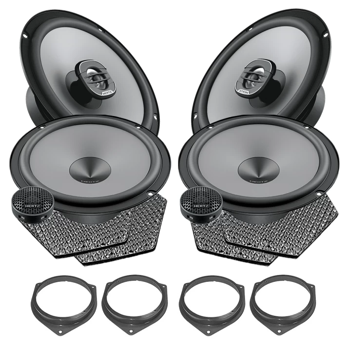 Pachete de difuzoare dedicate - Pachet difuzoare auto Hertz Uno dedicat Toyota Avensis 2003-2009, RMS 75W