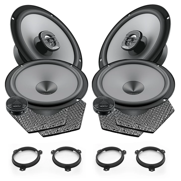 Pachete de difuzoare dedicate - Pachet difuzoare auto Hertz Uno dedicat Toyota CH-R 2016-, RMS 75W