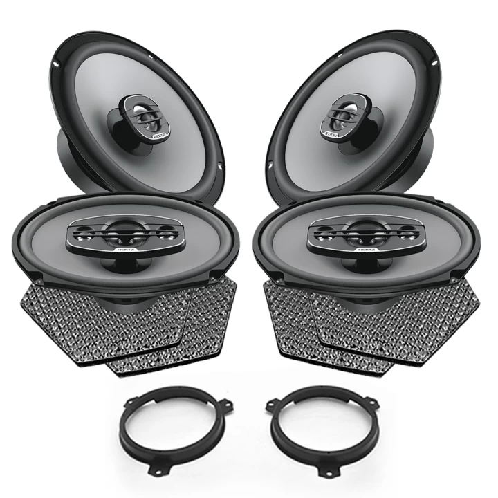 Pachete de difuzoare dedicate - Pachet difuzoare auto Hertz Uno dedicat Toyota Prius 2009-2015, RMS 85W