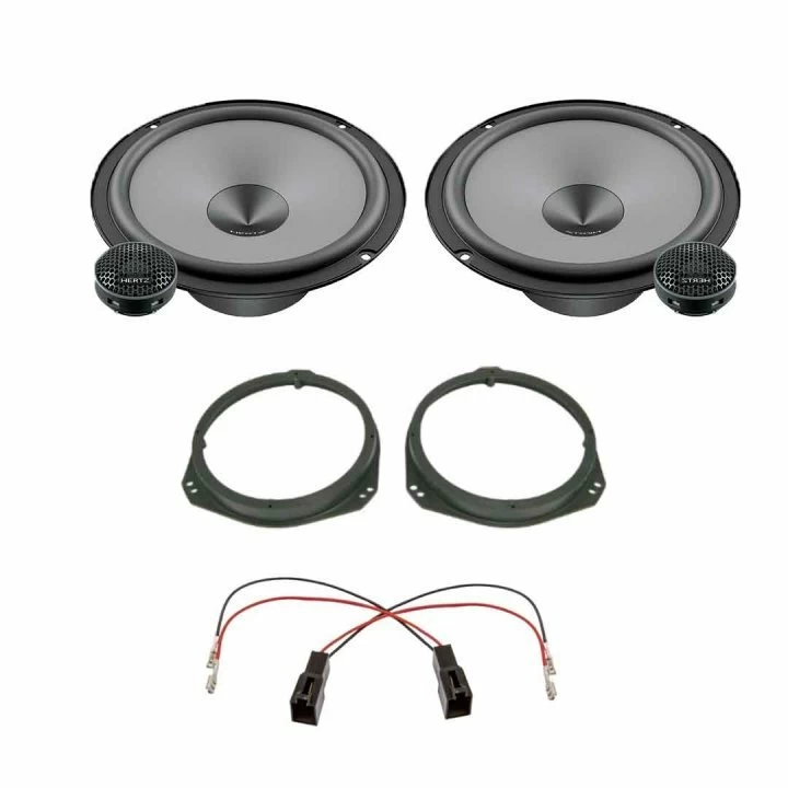 Pachete de difuzoare dedicate - Pachet difuzoare auto Hertz Uno dedicat usi fata Fiat 500 2010-, RMS 75W