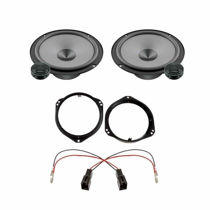 Pachete de difuzoare dedicate - Pachet difuzoare auto Hertz Uno dedicat usi fata Fiat Bravo 2007-2014, RMS 75W