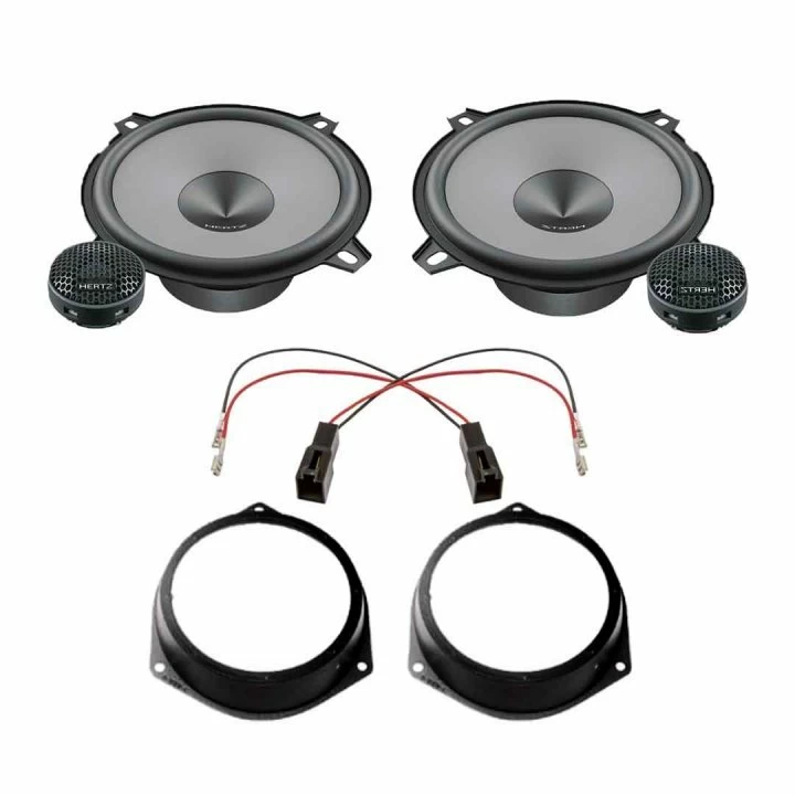 Pachete de difuzoare dedicate - Pachet difuzoare auto Hertz Uno dedicat usi fata Fiat Doblo 2009-, RMS 55W