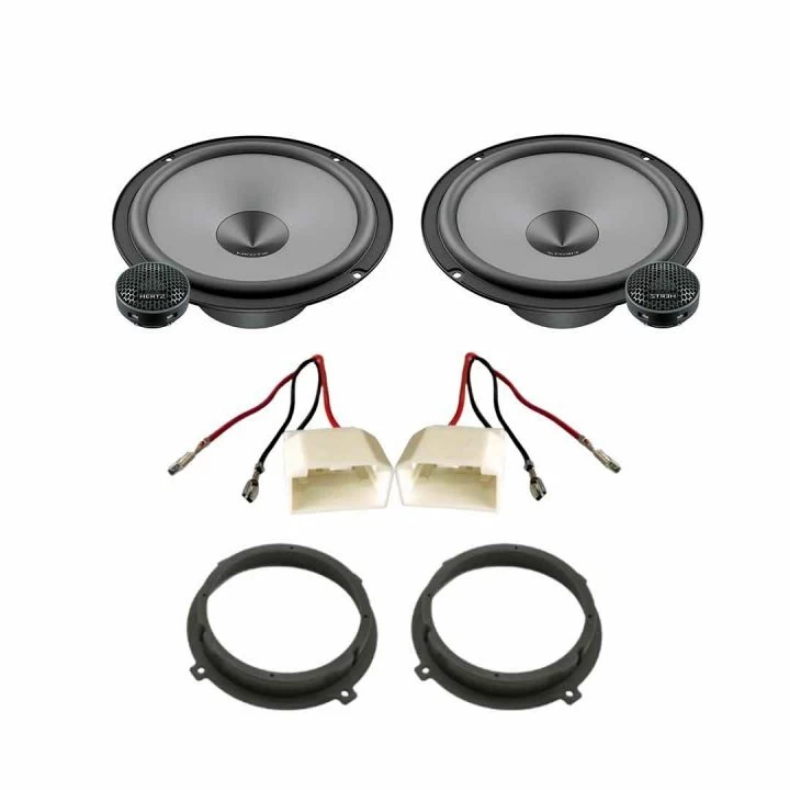 Pachete de difuzoare dedicate - Pachet difuzoare auto Hertz Uno dedicat usi fata Mazda 3 2014-2018, RMS 75W